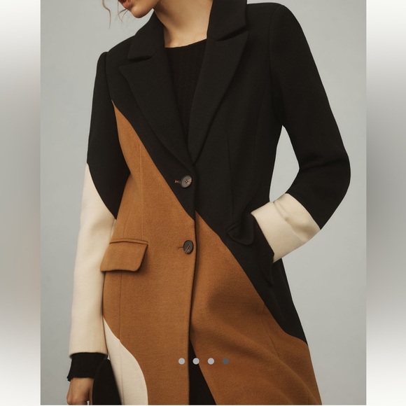 Avec Les Filles Jackets & Blazers - Avec Les Filles Wavy Colorblock Coat || NWOT || Size XL